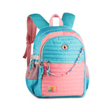 LULUCA MOCHILA AZUL / ROSA 18" LU2096