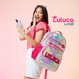 LULUCA MOCHILA DE COSTAS PRATA LU24012