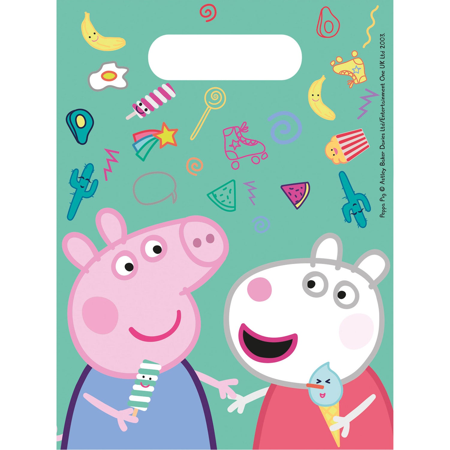 91102 Sacos plásticos para festas 6UDS