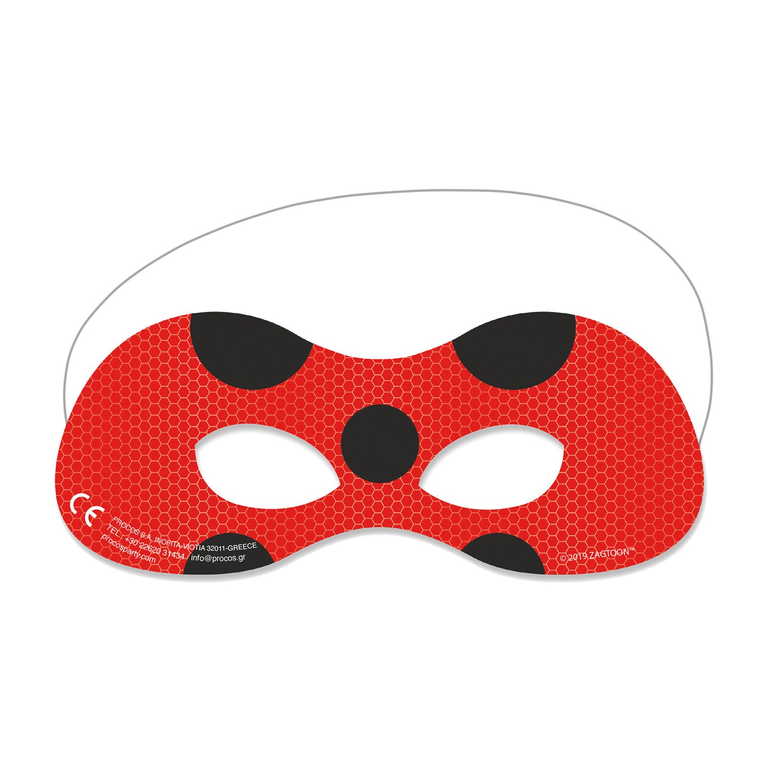 91352 Máscaras de papel recortadas 6UDS