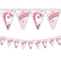 93763 Banner de bandeira triangular de papel FSC (9 bandeiras) 1UD