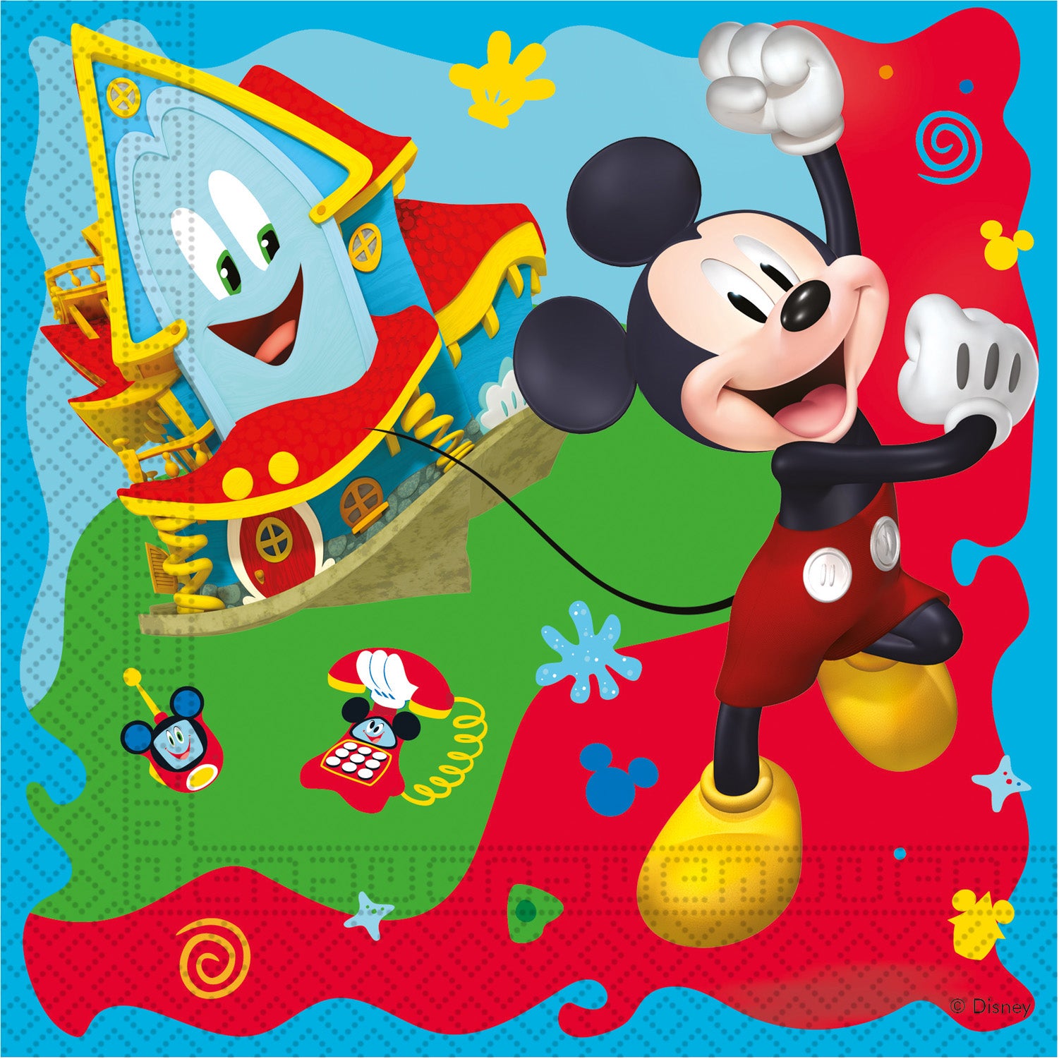 93824 Guardanapos de papel duplo FSC 33x33cm 20UDS