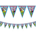 93826 Banner de bandeira triangular de papel FSC (9 bandeiras) 1UN