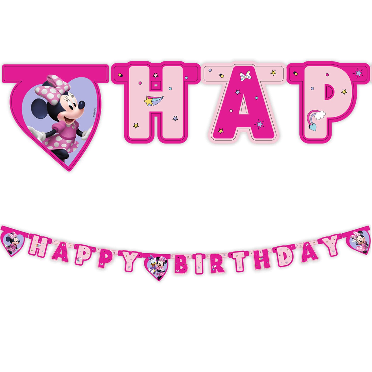 93835 Banner de papel recortado FSC Happy Birthday 1UN