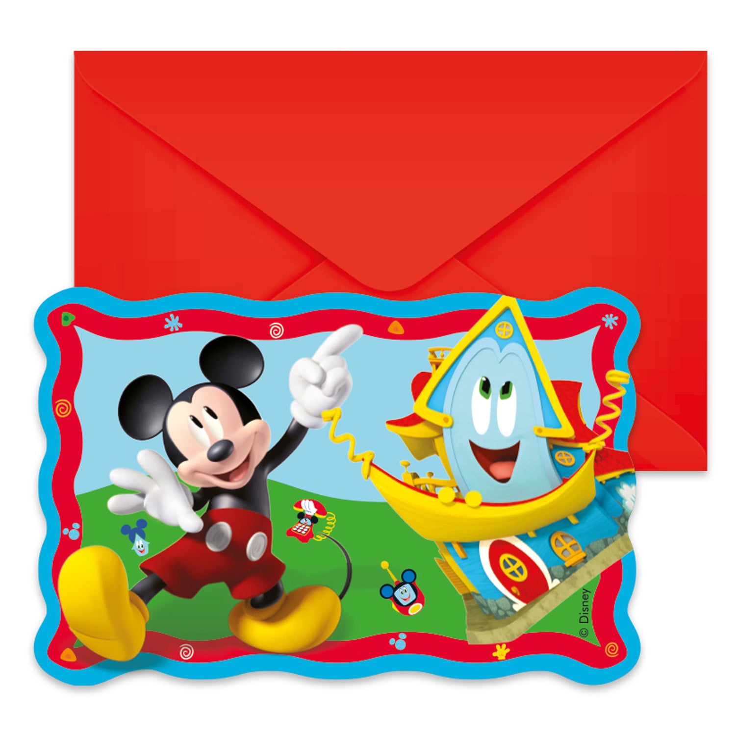 93939 Convites e envelopes procortados FSC 6UDS