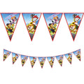 95606 Banner de bandeira triangular de papel FSC (9 bandeiras) 1UN