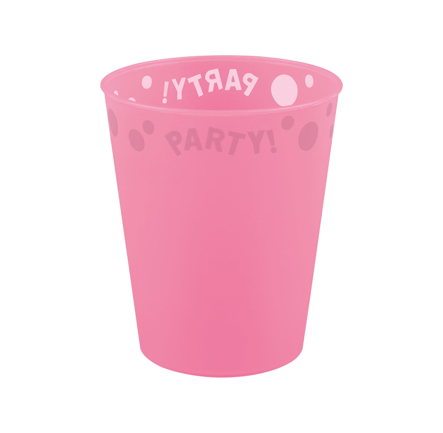 96198 Copo Party Reutilizável Semitransparente 250ml Rosa 1UD