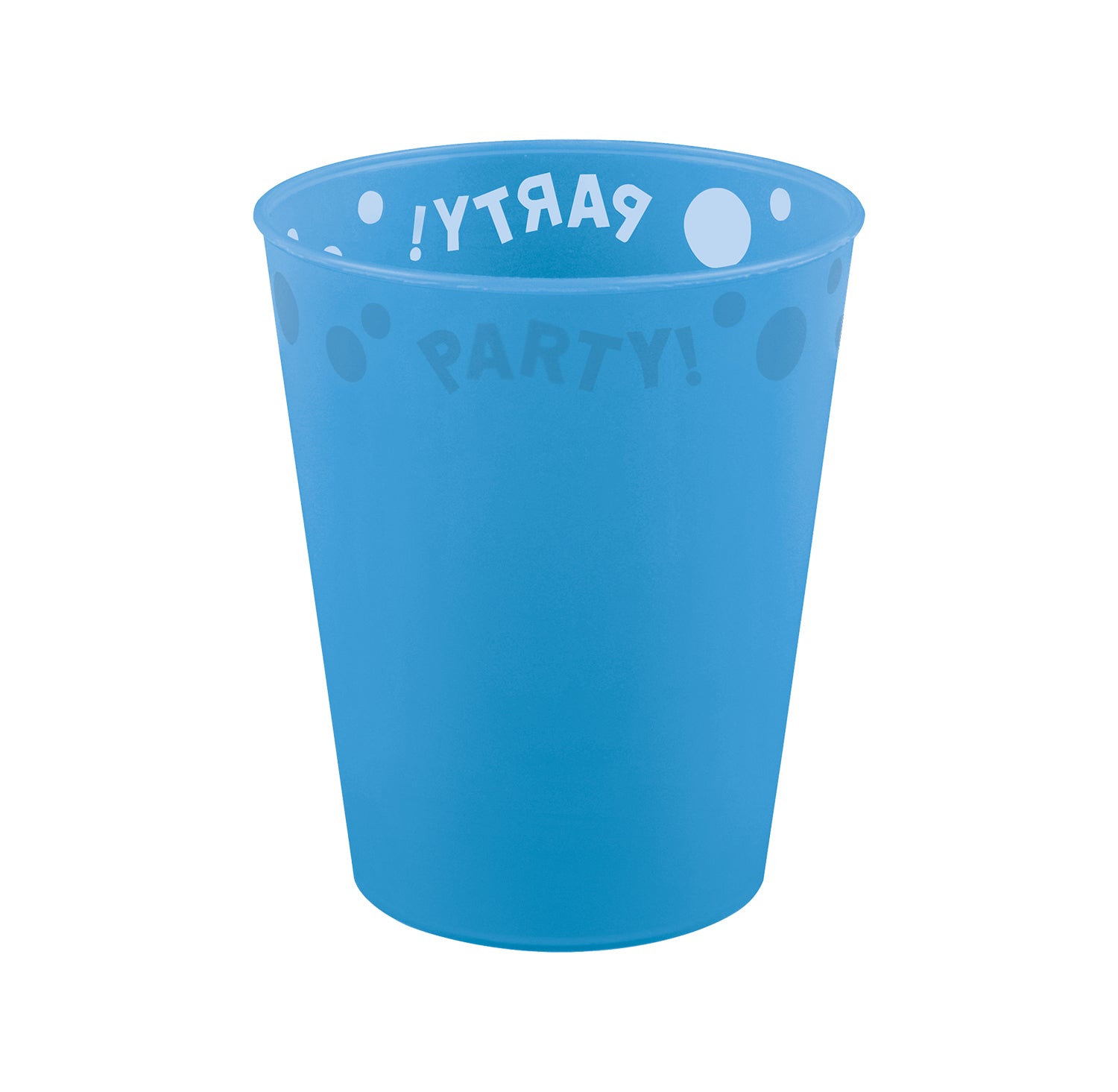 96199 Copo Party Reutilizável Semitransparente 250ml Azul 1UD