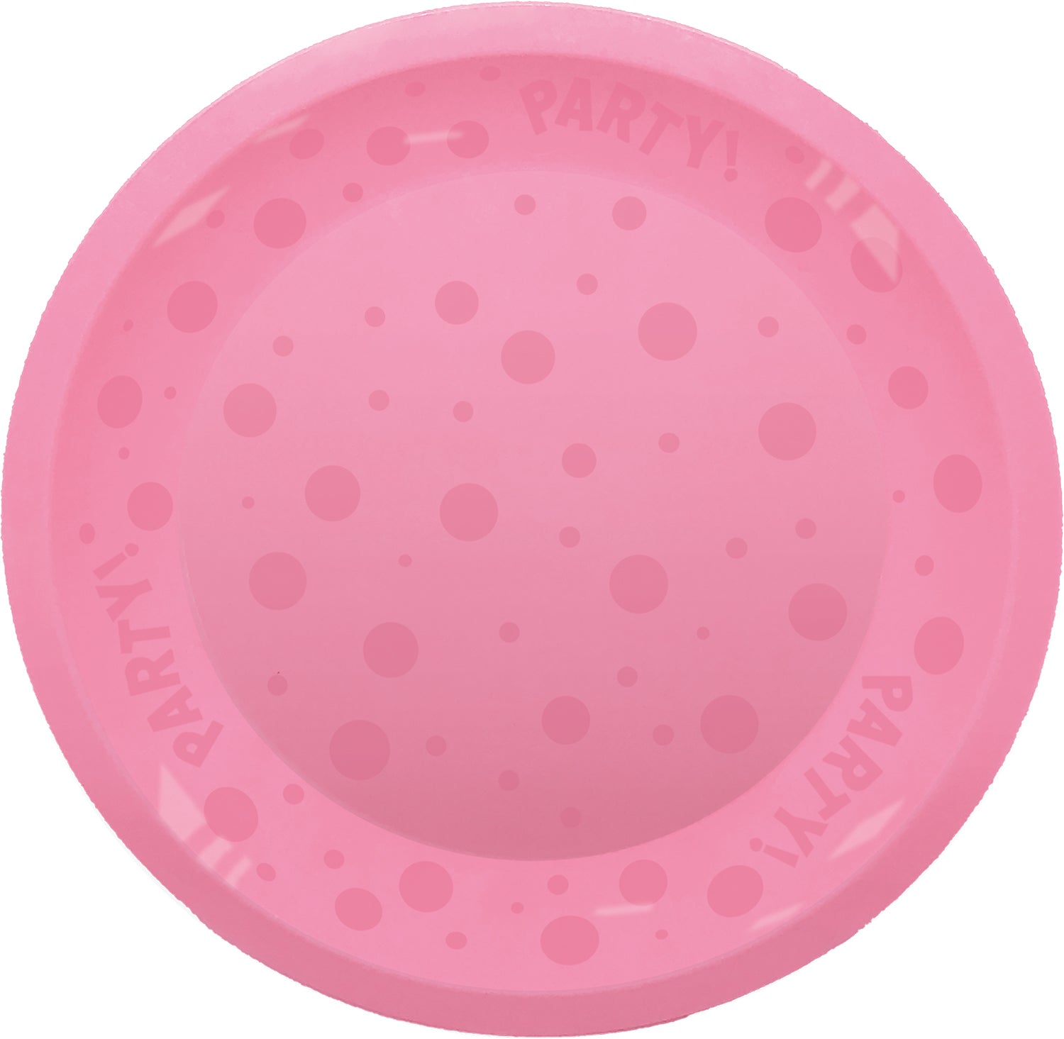 96211 Prato Semitransparente Reutilizável Festa 21cm Rosa  1UD