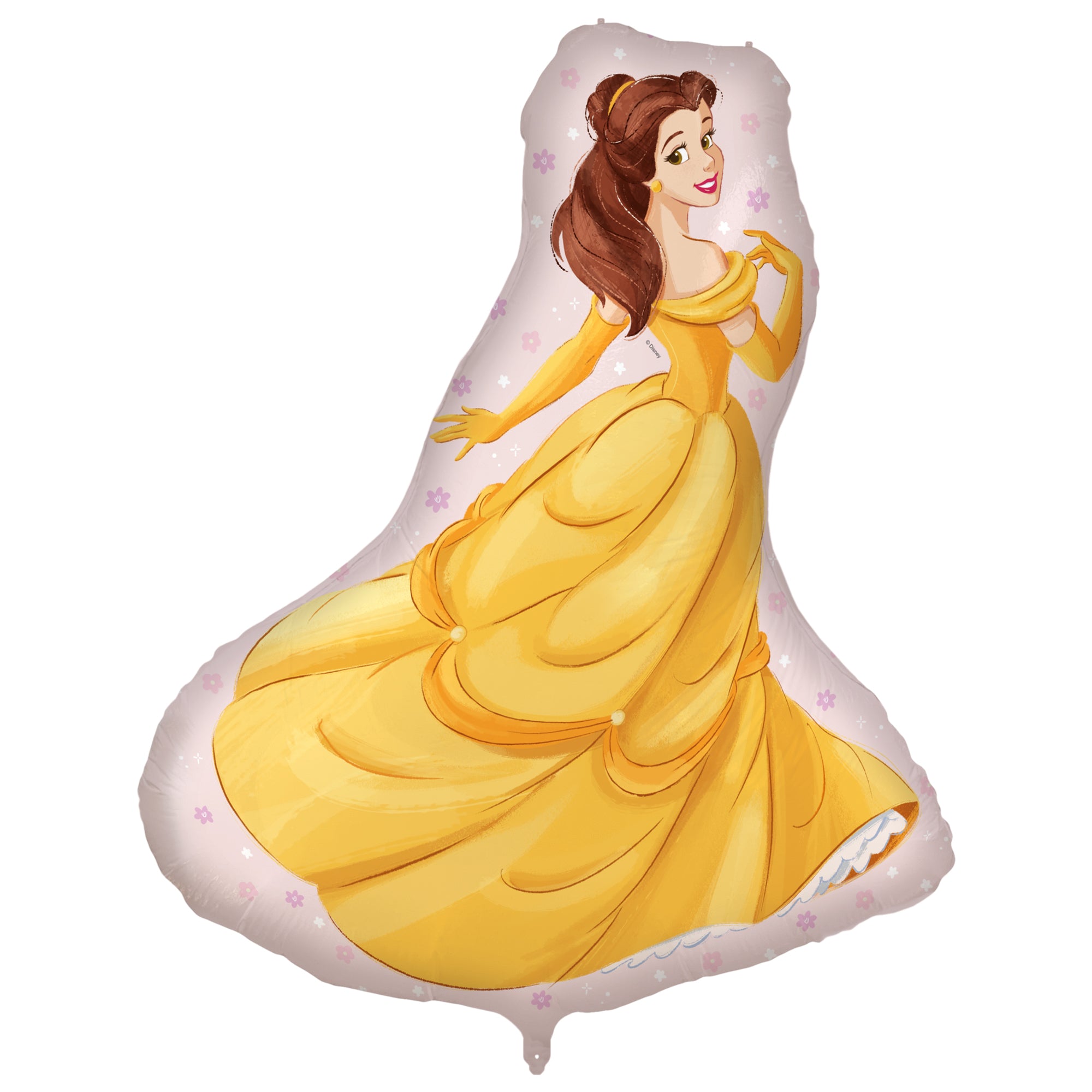 97006 Princess Belle Shaped Supesize Foil Balloon 97x80,5cm