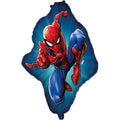97007 SPIDERMAN SHAPED SUPERSIZE FOIL BALLOON 68.5X88CM