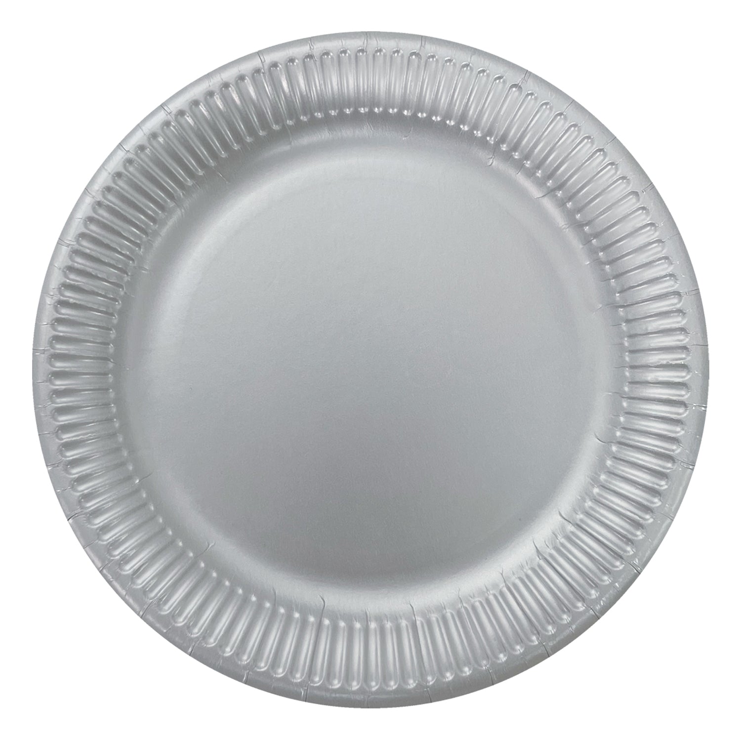 97024 Pratos de papel FSC Next Gene. grandes 23 cm prateados 6UDS