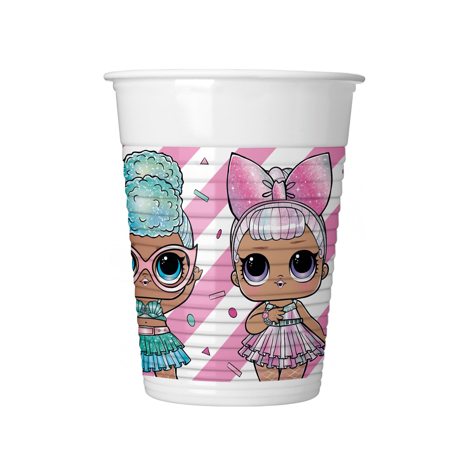 97038 Copos Plásticos 200ml (WM) 6UDS