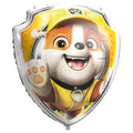 97182 Paw Patrol - Rubble Shaped Supersize Foil Balloon 68x75cm