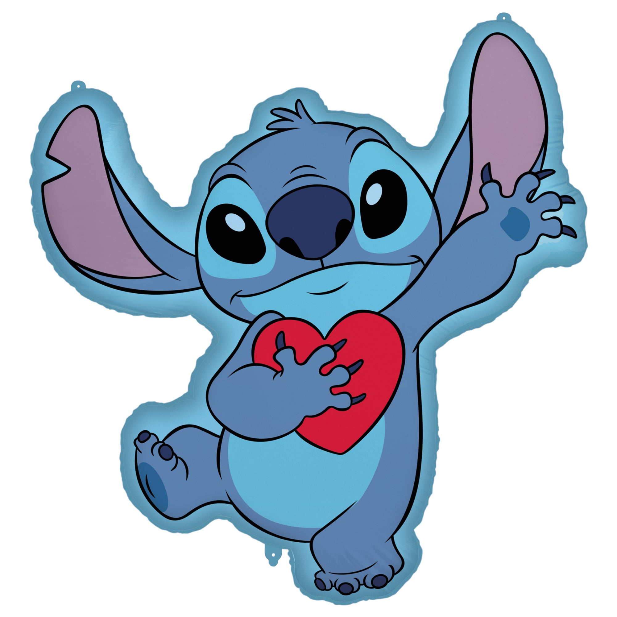 97184 Stitch Shaped Supersize Foil Balloon 75x86cm