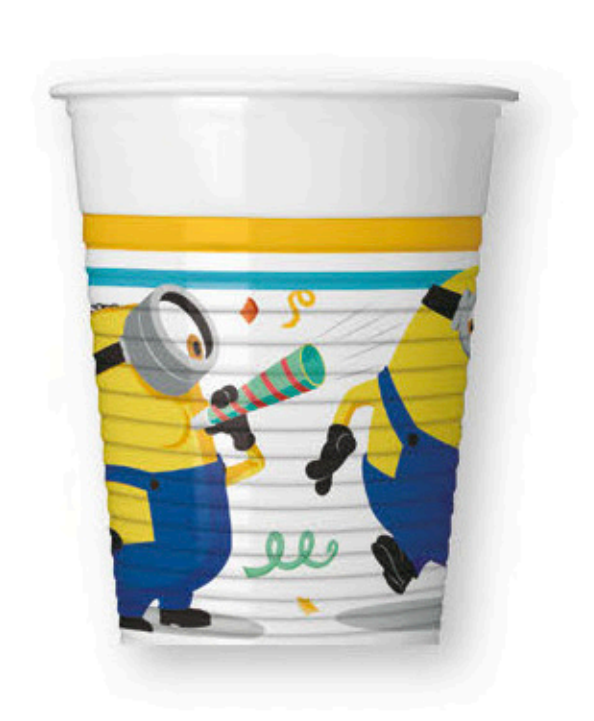 97375 MINIONS COPO PLASTIC 200ML