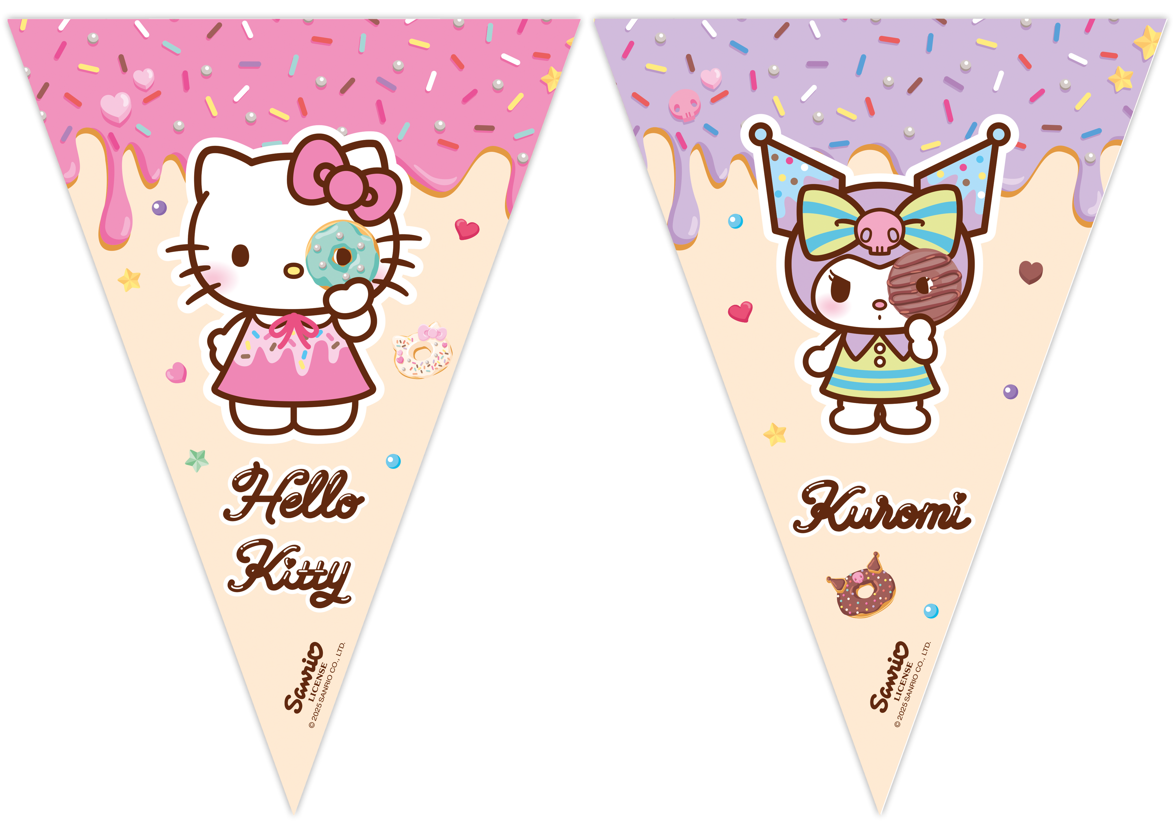 98236 FSC Paper Triangle Flag Banner (9 Flags)