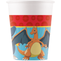 98621 6 Paper Cups 200ml POKEMON DEC. PARTY TPC INTERNATIONAL  FSC