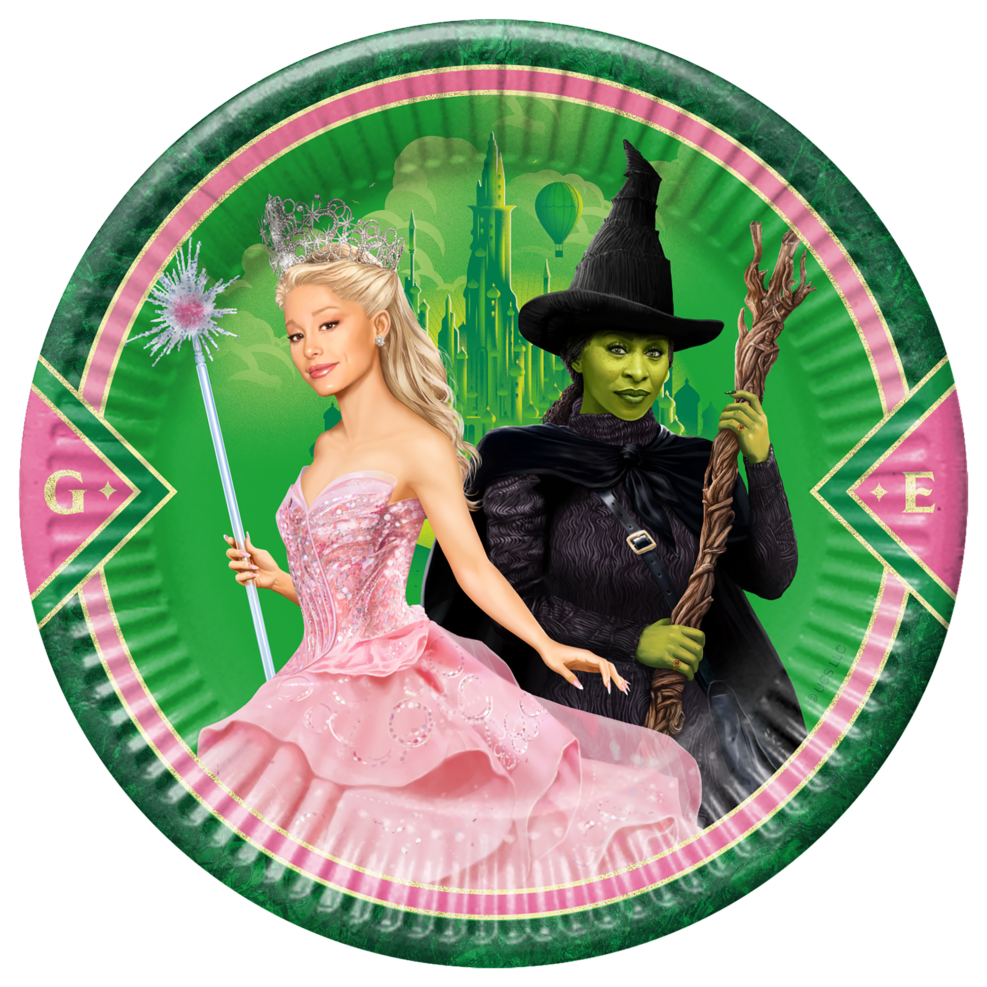 98622 6 Paper plates 23cm WICKED FSC UNIVERSAL GENERATION
