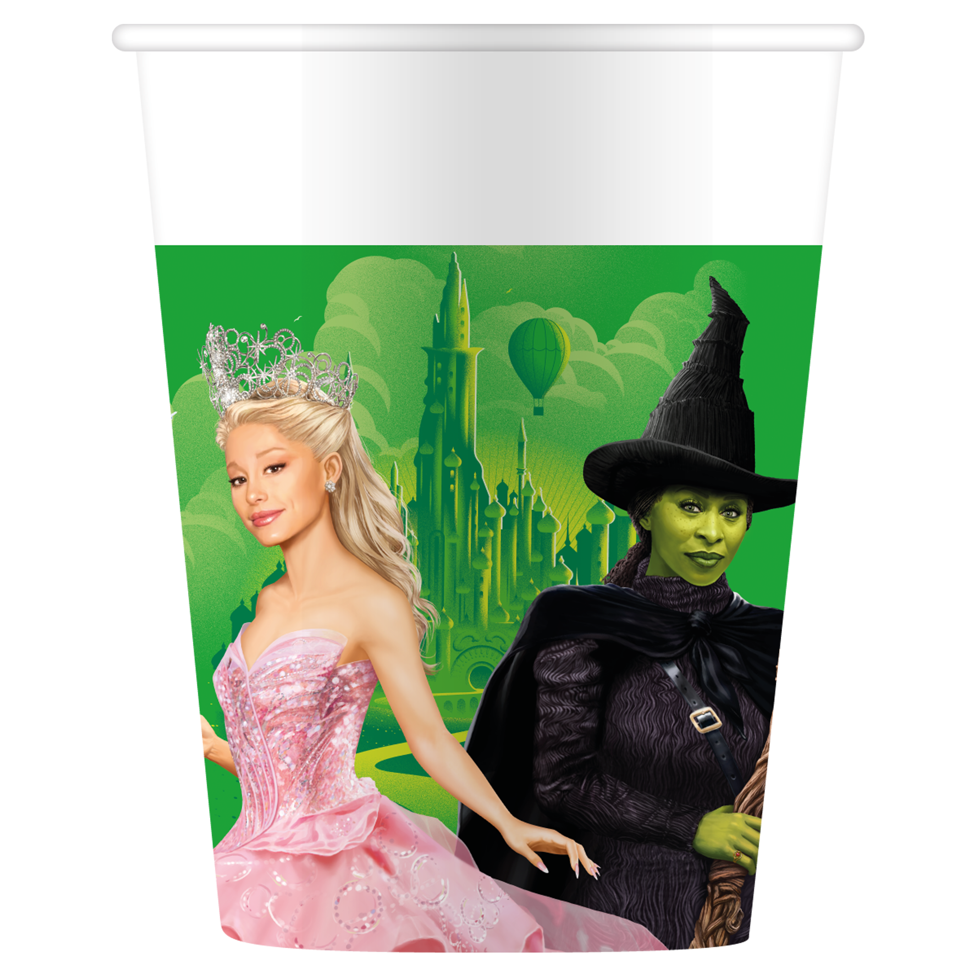 98623 6 Paper cups 200ml WICKED FSC (WM) UNIVERSAL DECORATA PARTY