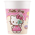 98625 6 Paper cups 200ml HELLO KITTY & KUROMI FSC SANRIO DECORATA