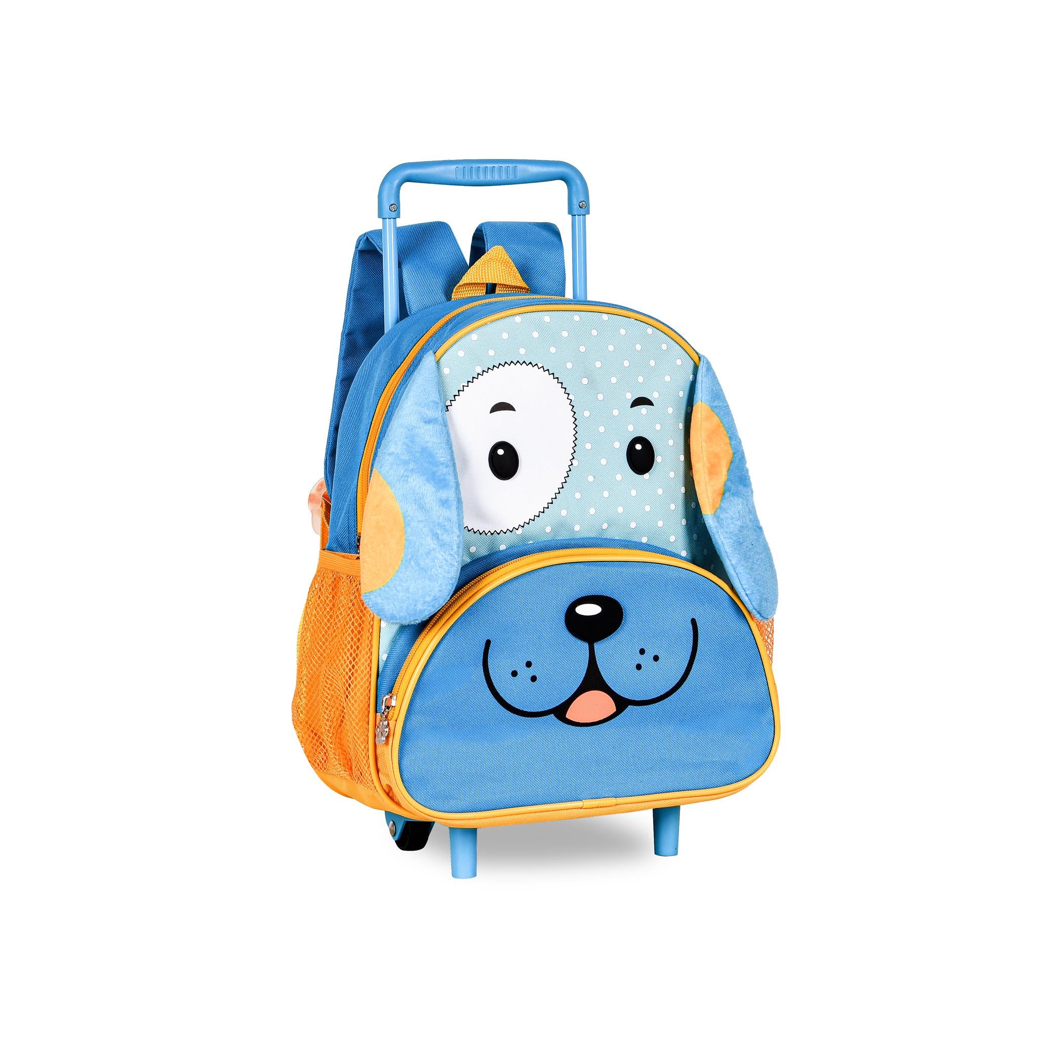 CLIO MOCHILA INFANTIL TROLLEY CACHORRINHO AZUL 13" CP2003BAZ