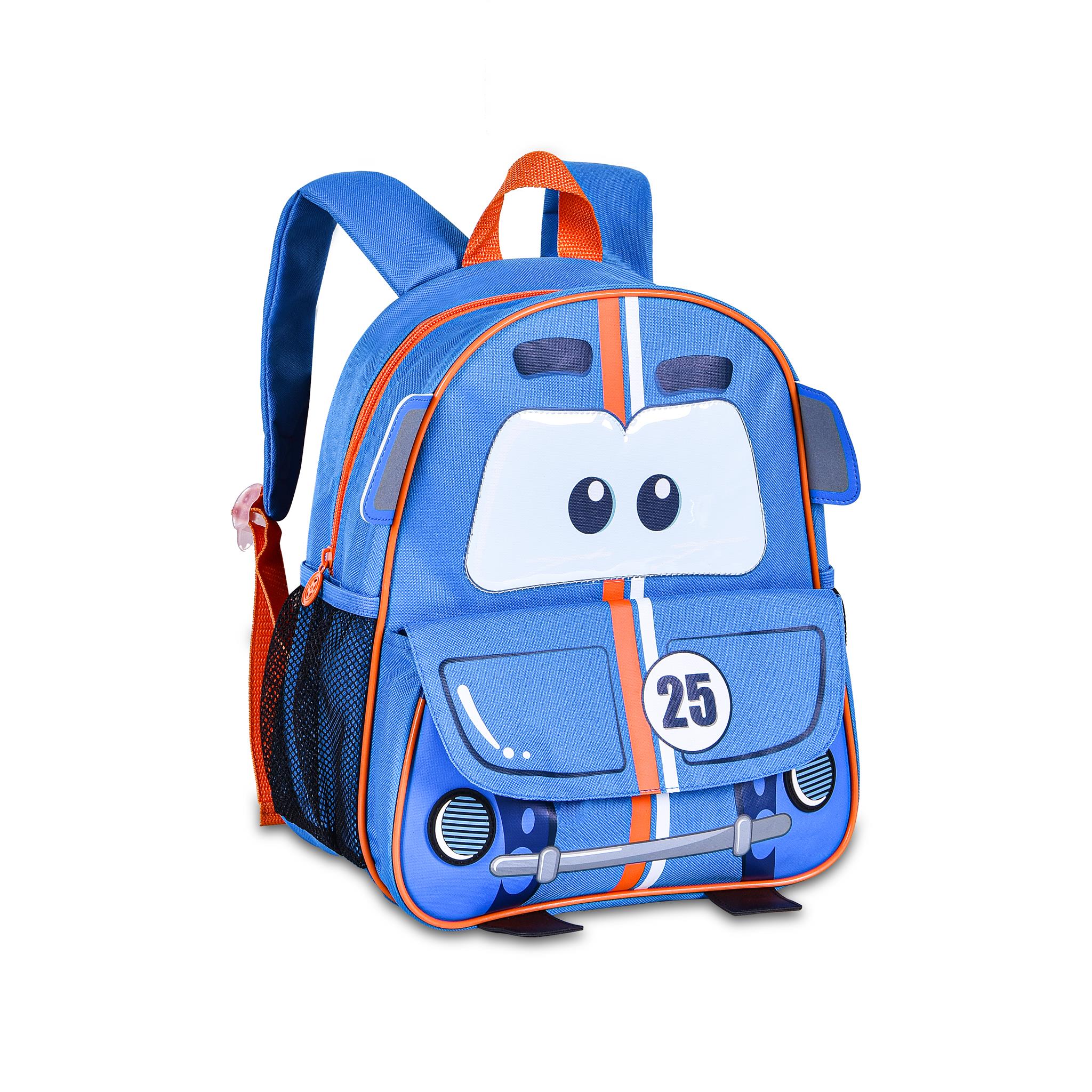 CLIO MOCHILA INFANTIL CARRINHO AZUL 13" CP2006DAZ