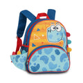 CLIO MOCHILA INFANTIL DINOSSAURO AZUL/LARANJA 13" CP2007DAZ
