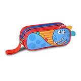 Estuche Escolar Doble de Dinosaurio Infantil Clio Pets