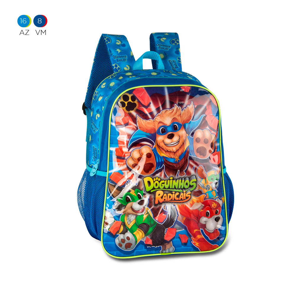 Doguinhos Radicais Mochila de costas  de 16 polegadas DR3040J