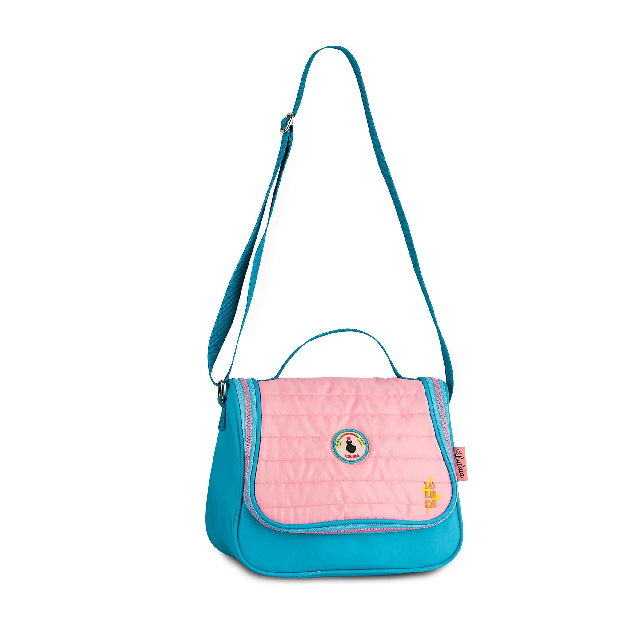 LULUCA LANCHEIRA VERDE / ROSA CLARA 10*24*19CM LU2094VD