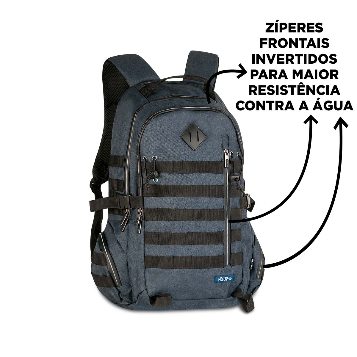 HAYUP Mochila de costas  de 17 polegadas  HU2197