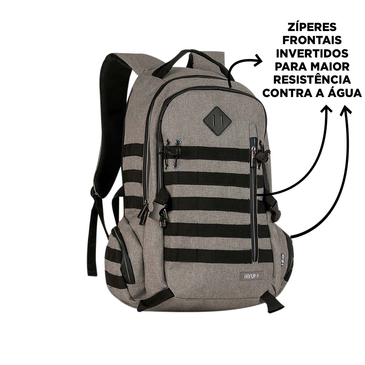 HAYUP Mochila de costas  de 17 polegadas  HU2197
