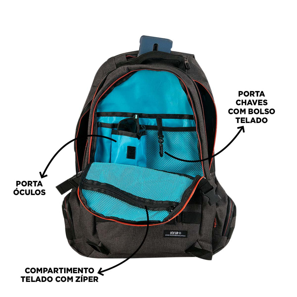 HAYUP Mochila de costas  de 17 polegadas  HU2197