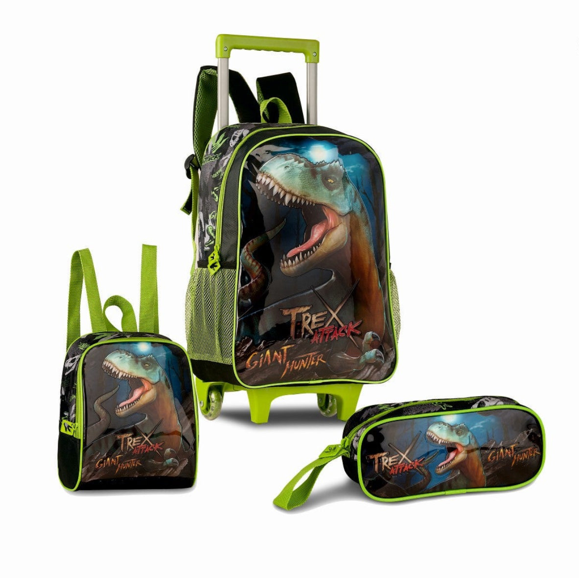 CLIO KIT T-REX TROLLEY 16" E LANCHEIRA E ESTOJO TX3545KT