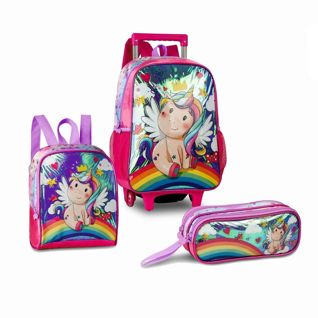 CLIO KIT UNICORNIO TROLLEY 16" E LANCHEIRA E ESTOJO UN3525KT